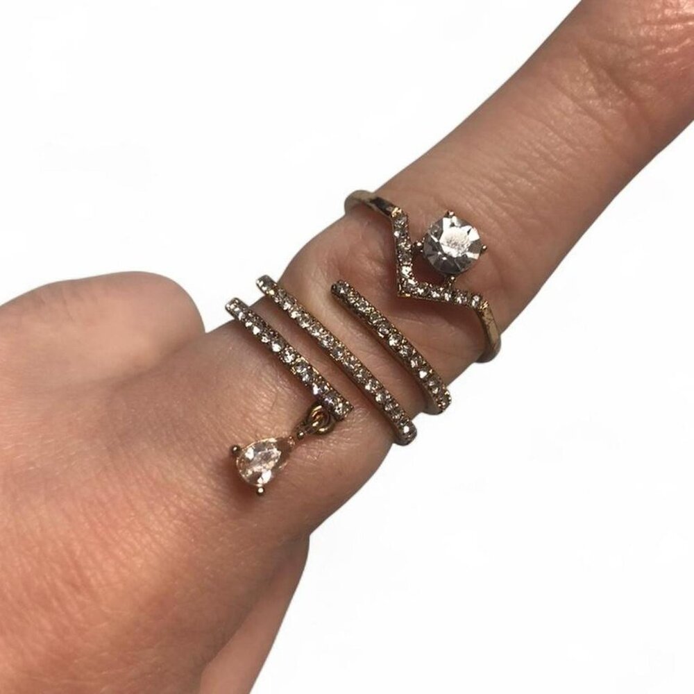 Call It Spring Gold Ring Set